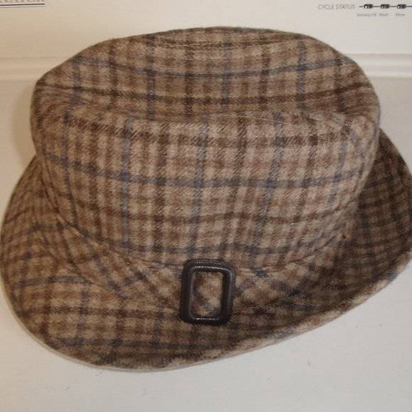 Vintage hat Other - Vintage Pendleton men hat fedora plaid wool